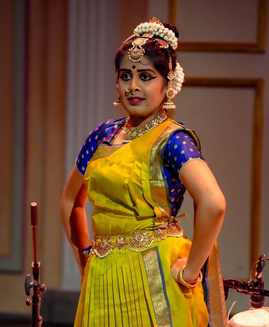 Radhini Rao in Bharatanatyam attire